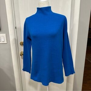 Vibrant Blue Mock neck  Sweater by J Jill Size S